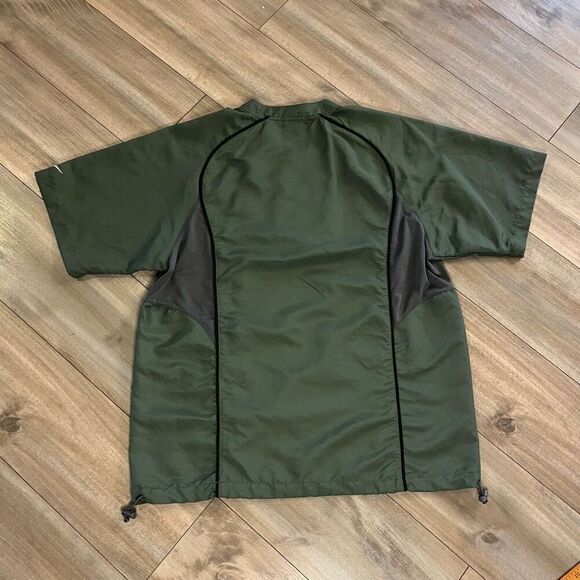 Nike Grey/Green Athletic Pullover Windbreaker Men Medium‎ - Picture 5 of 5